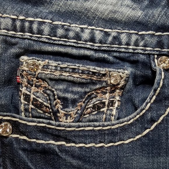 VIGOSS The Chelsea Embellished Capri Size 11/12 - Picture 8 of 16